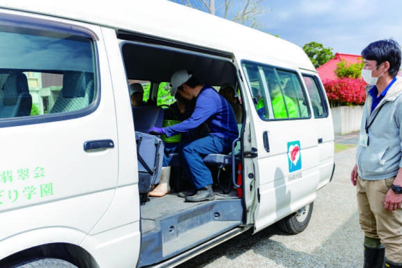 斉藤さんの勤務風景