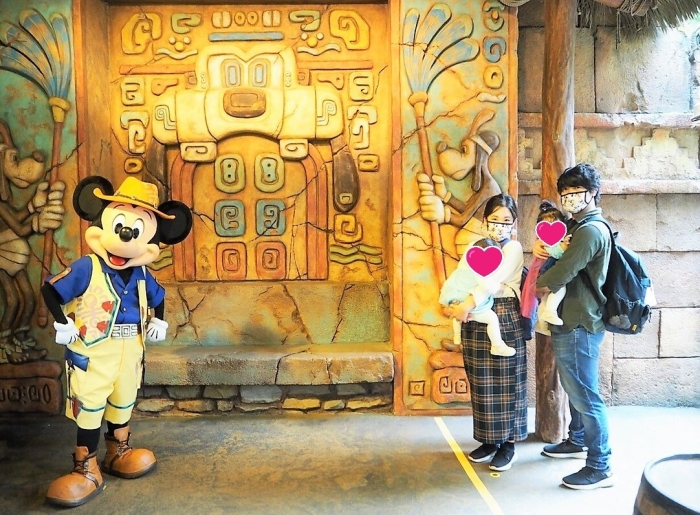 家族でディズニーランド